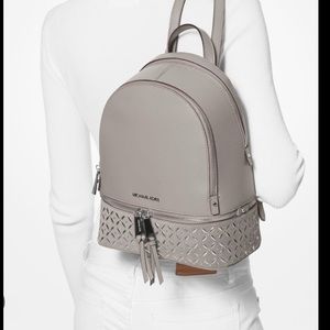 Micheal Kors ✨ Rhea Medium Embellished Leather Backpack